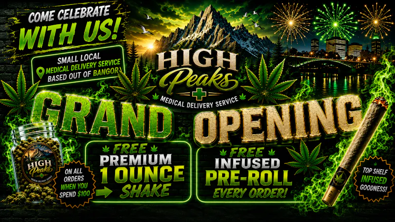 High peaks medical Delivery Grand Opening Special