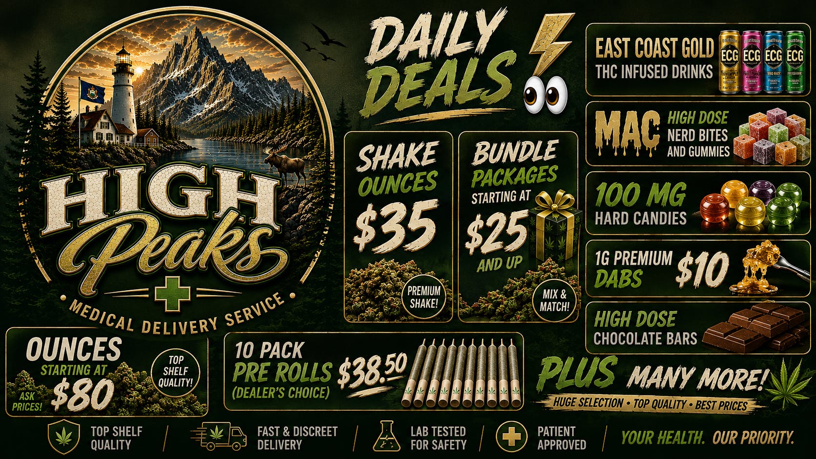 High peaks medical Delivery Huge deals!!! 👀