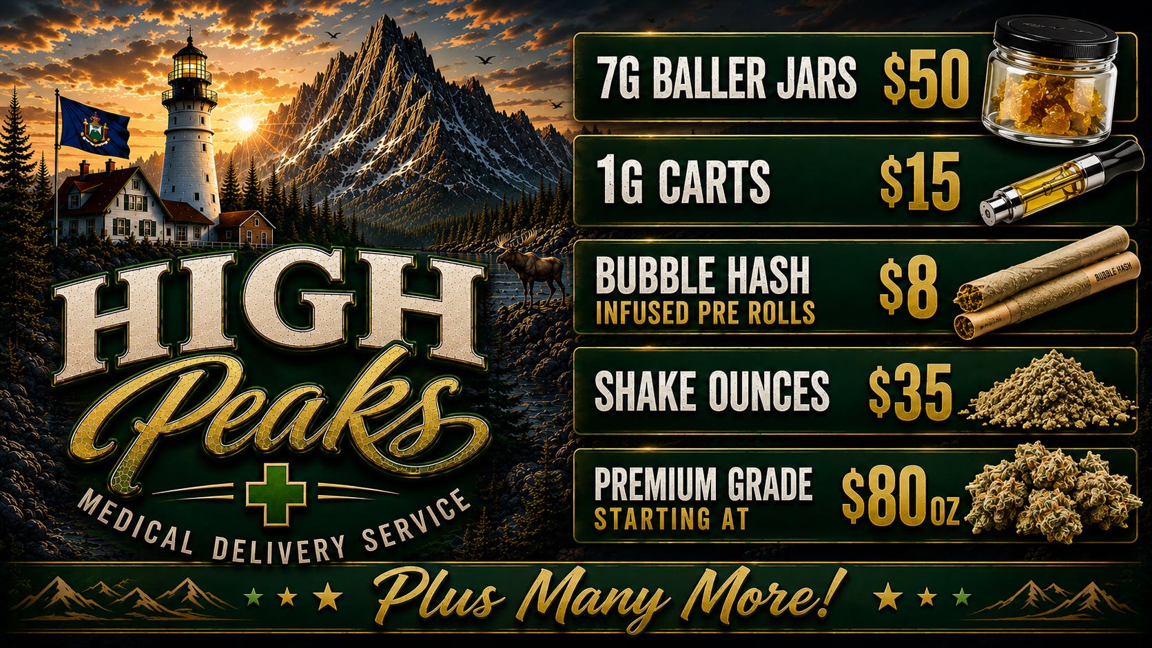 High peaks medical Delivery Come check us Out 👀