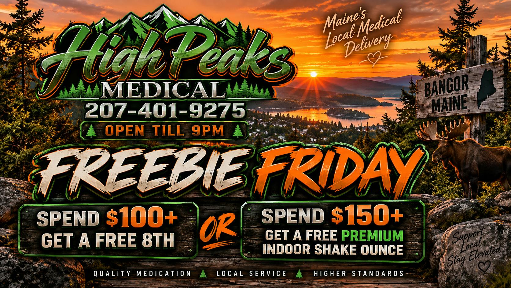High peaks medical Delivery Freebie Friday