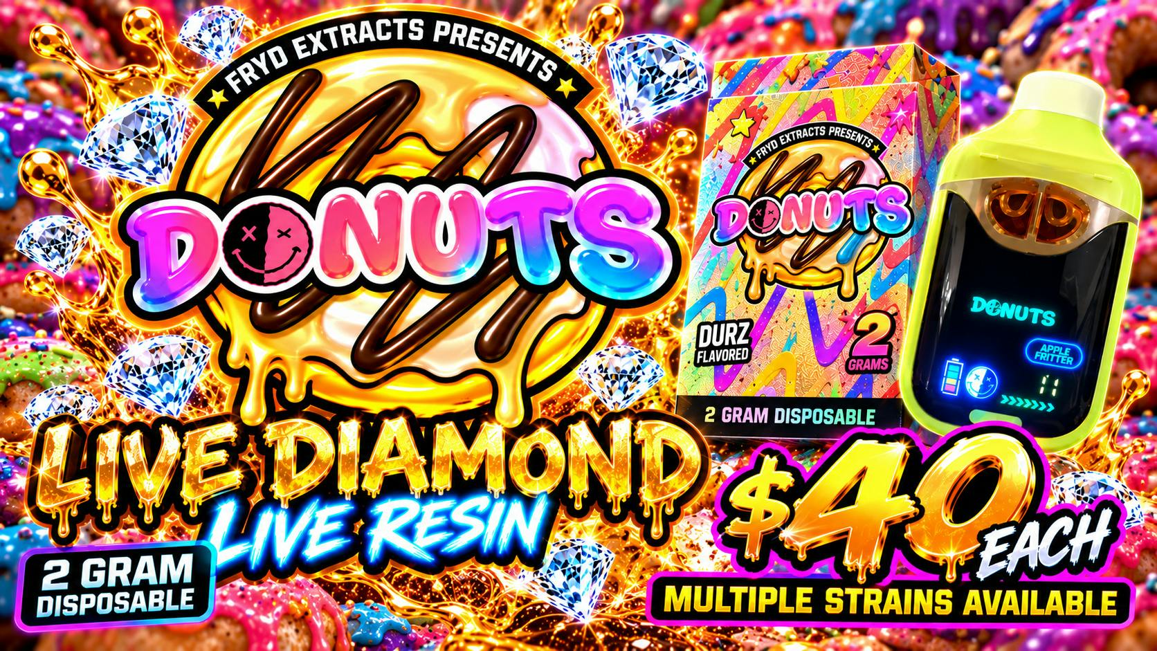 High peaks medical Delivery 2Gram Dual dispo $40
