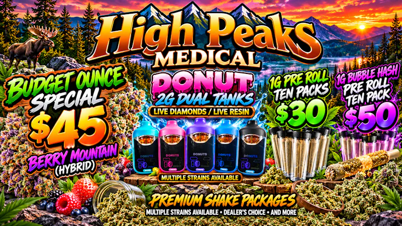 High peaks medical Delivery Weekly available deals