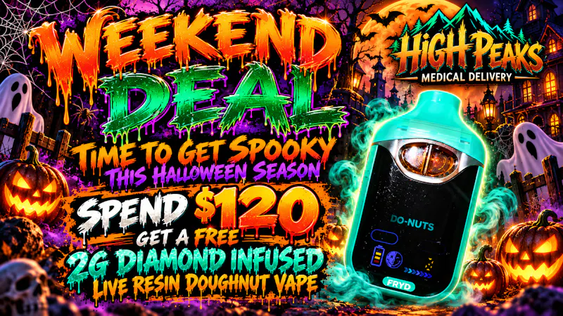 High peaks medical Delivery Weekend freebie