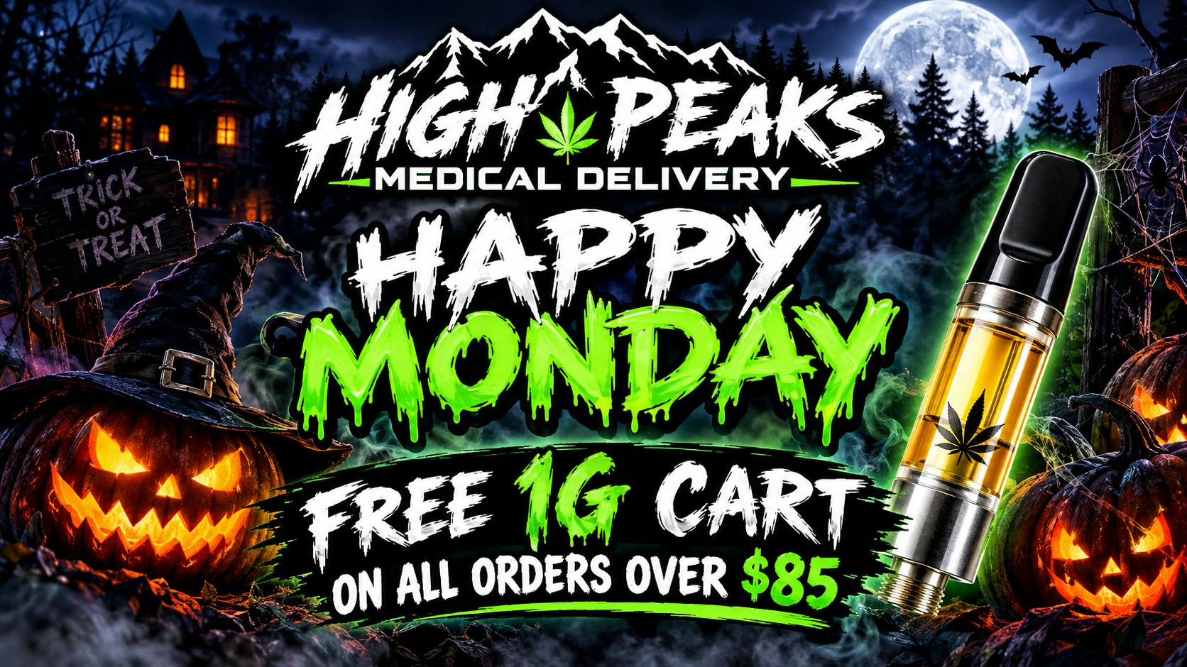 High peaks medical Delivery Freebie Monday