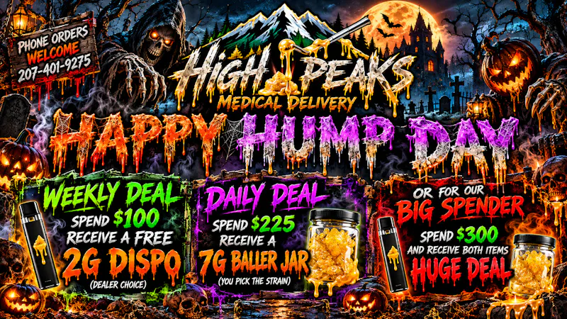High peaks medical Delivery Happy Hump Day