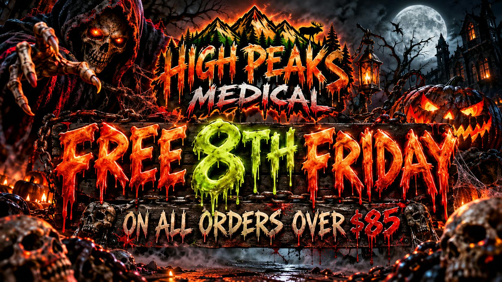 High peaks medical Delivery Free 8th Friday