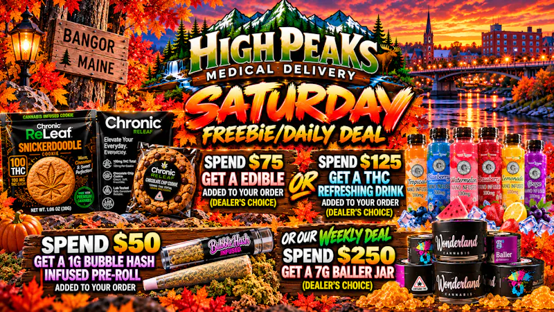 High peaks medical Delivery Saturday free B/daily deal