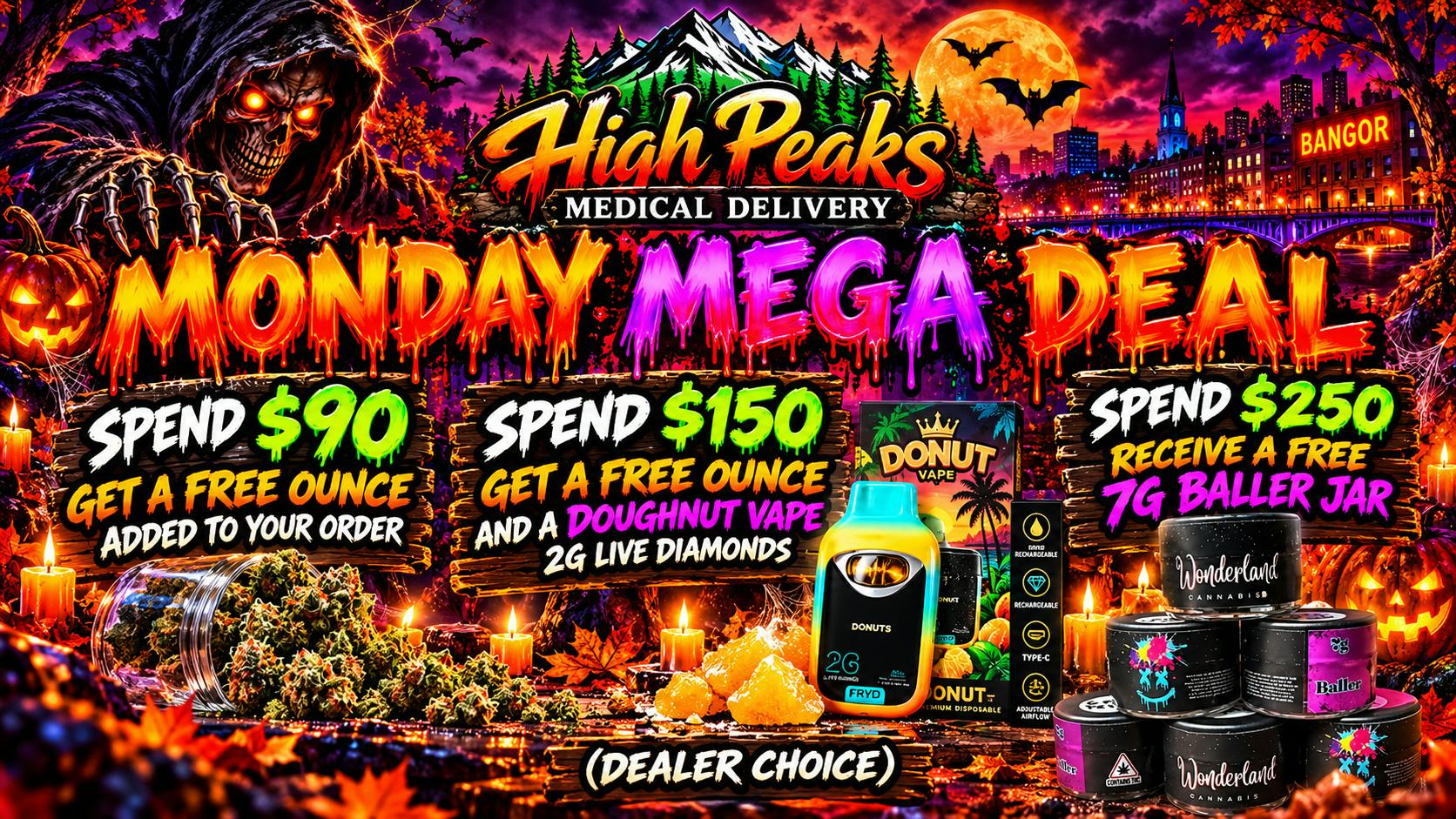 High peaks medical Delivery Monday mega deal