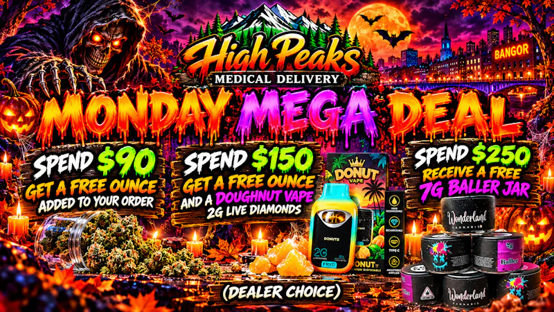 High peaks medical Delivery Monday mega deal