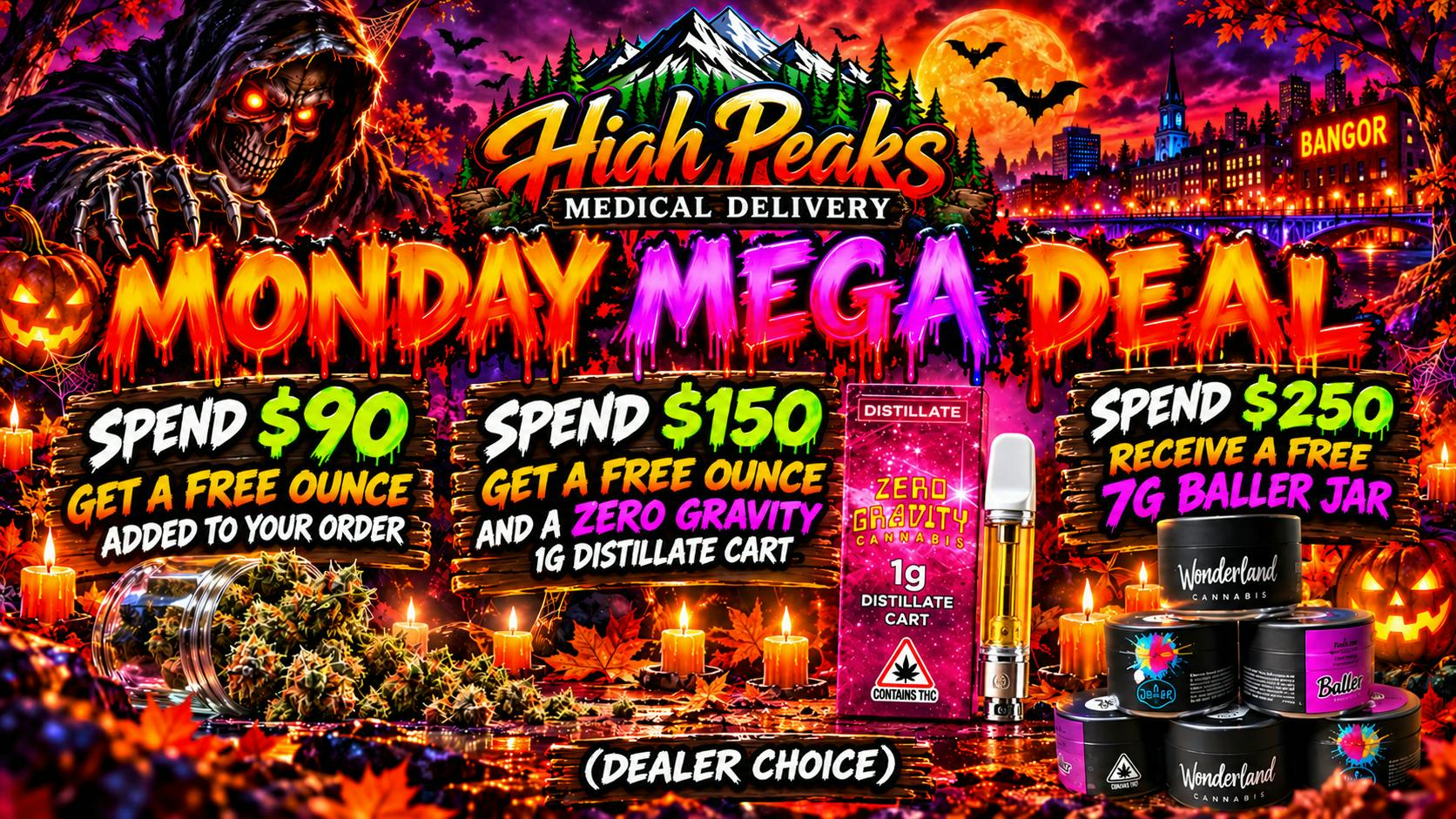 High peaks medical Delivery Monday mega deal