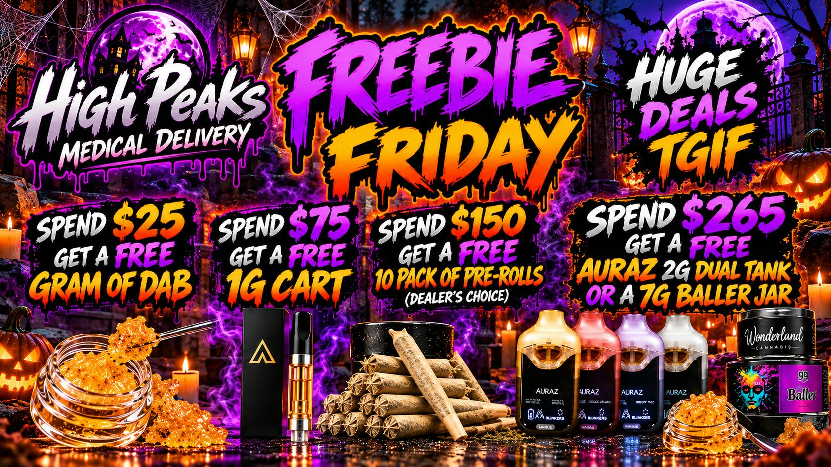 High peaks medical Delivery Freebie Friday