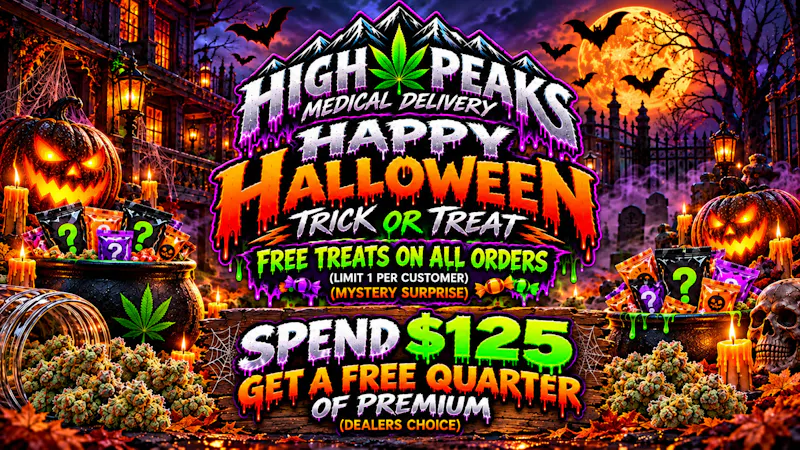 High peaks medical Delivery Happy Halloween