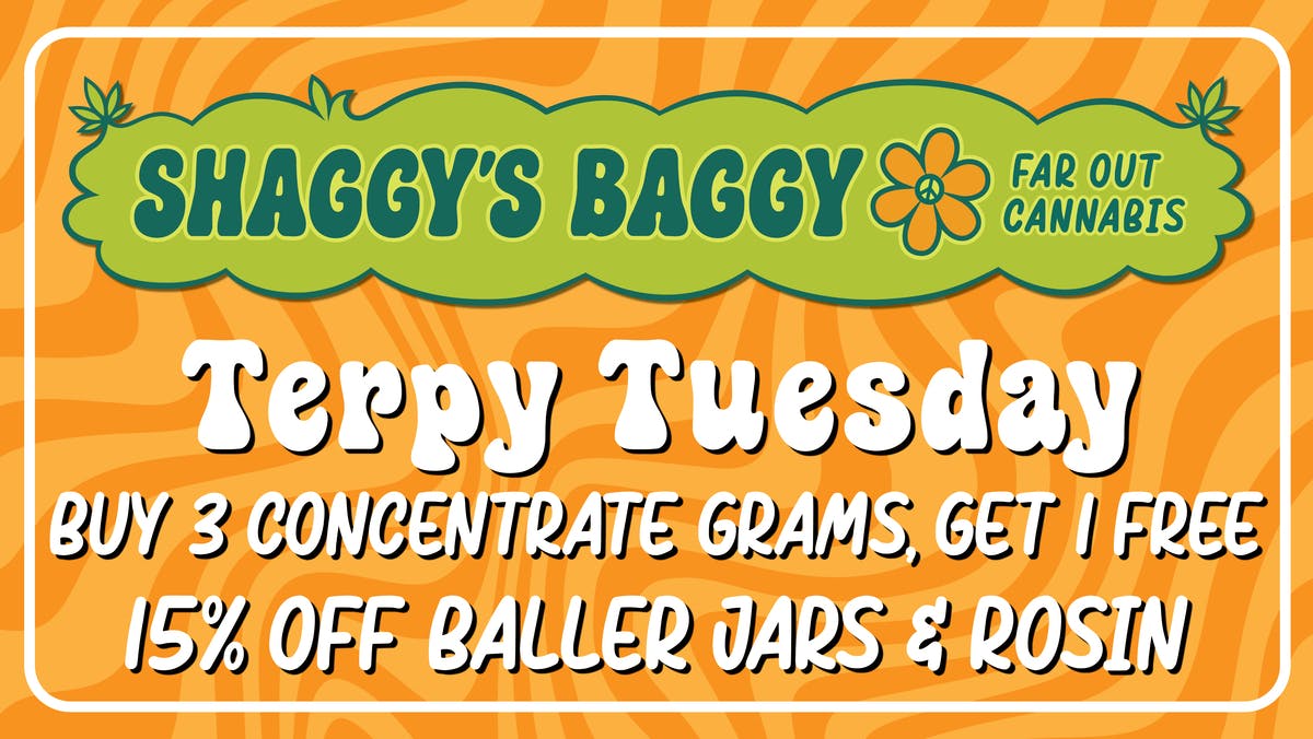 Shaggy's Baggy Shaggy's Terpy Tuesday