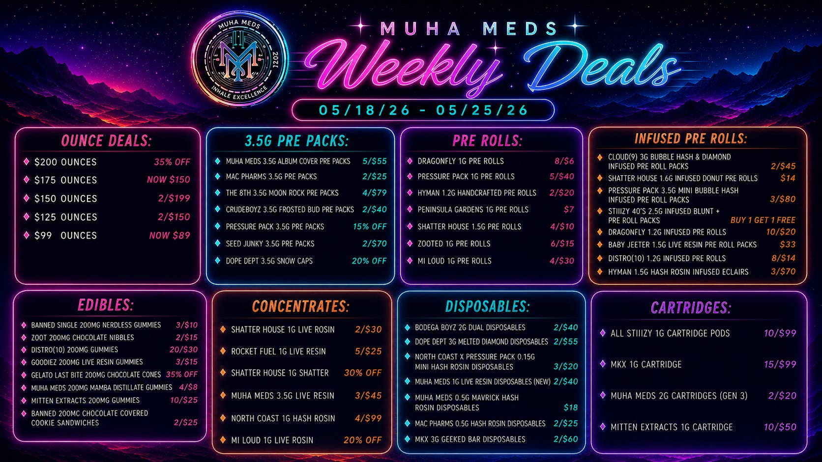 Muha Meds Ypsilanti - Recreational 4:30PM- IT'S A SURPRISE 5/19/26