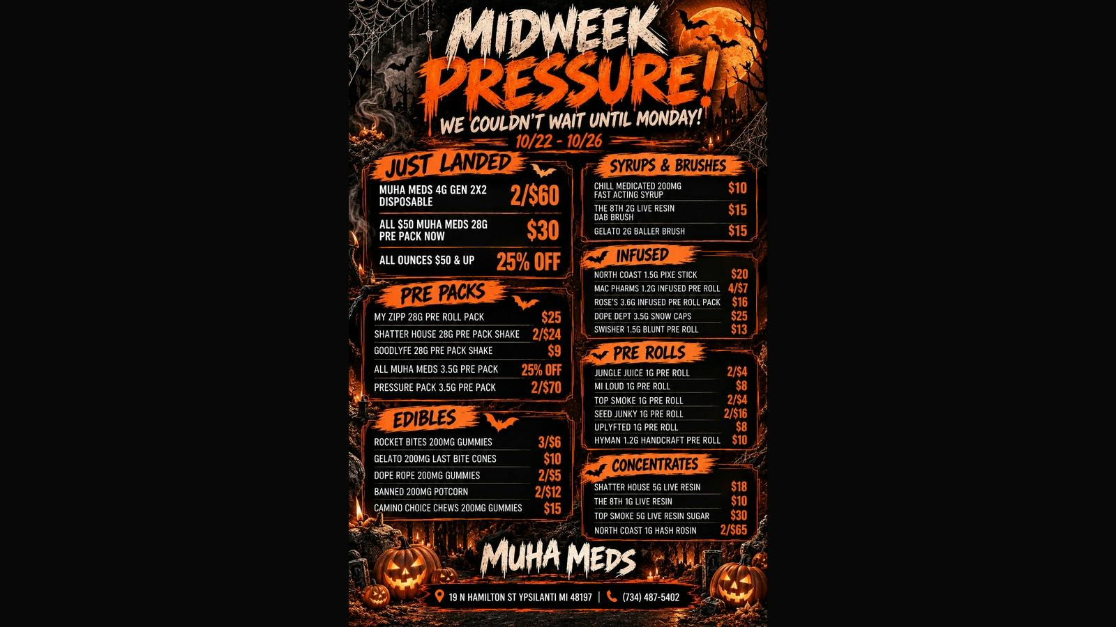 Muha Meds Ypsilanti - Recreational SUNDAY'S STARTING LINE UP ! 1PM KICK OFF!
