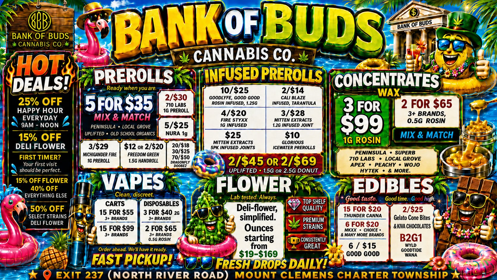 Bank of Buds Cannabis Co - NOW OPEN Tap in. Save big. BANK OF BUDS 🔥