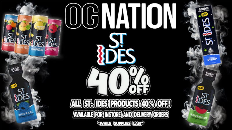 OG NATION - Maywood 40% OFF ALL ST.IDES PRODUCTS!