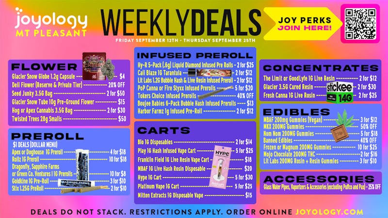 Joyology - Mt Pleasant 🔥 Joyology Mt Pleasant Weekly Deals! 🎉💨