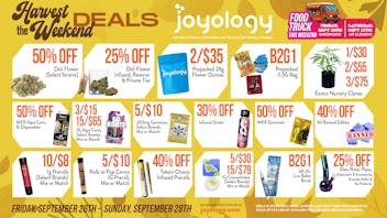 Joyology - Sherwood Ave 🌿 Harvest the Weekend Deals at Joyology! 🍂