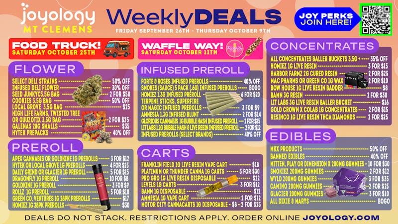 Joyology of Mt Clemens 🔥 Joyology Mt. Clemens Deals 🌿🍭💨
