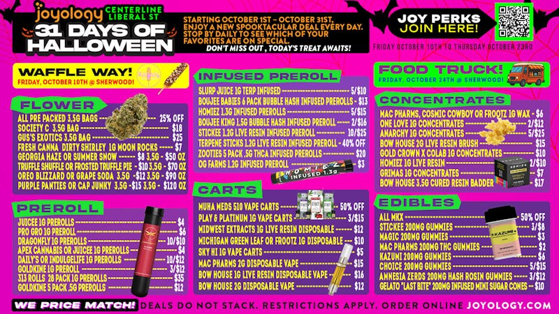 Joyology - Liberal St 💥 31 Days of Halloween Deals at Joyology 🎃