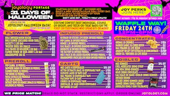 Joyology Portage - Now Open Spooktacular Deals & Waffle Way Fun! 🧇👻