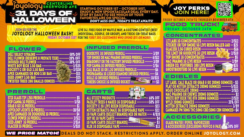 Joyology - Sherwood Ave 👻 Joyology Centerline’s 31 Days of Halloween 💨✨