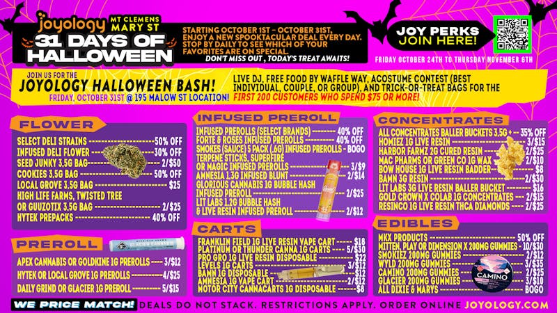 Joyology of Mt Clemens 🎃 Joyology Mt. Clemens: 31 Days of Halloween 👻💨