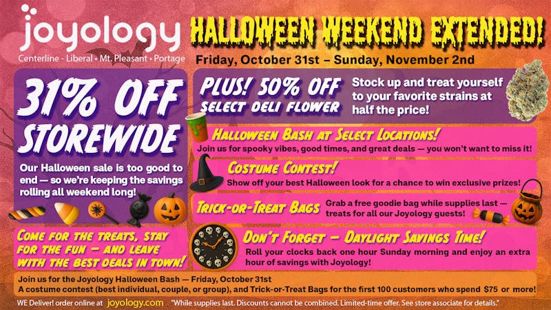 Joyology - Liberal St 🎃 Halloween Weekend Extended at Joyology 👻