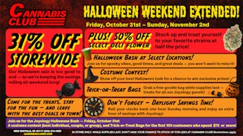 Cannabis Club - New Buffalo 🎃 Halloween Weekend Extended at Cannabis Club 👻