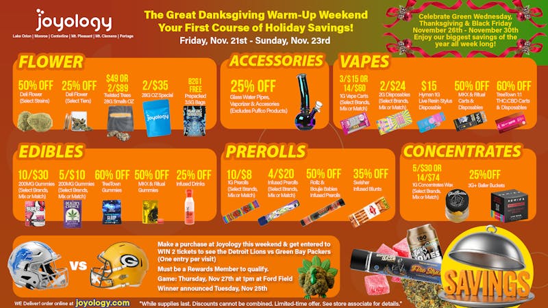 Joyology - Liberal St Joyology’s Danksgiving Weekend Savings Event