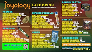 Joyology of Orion Lake Orion Weekly Deals Now Through December 11 🔥