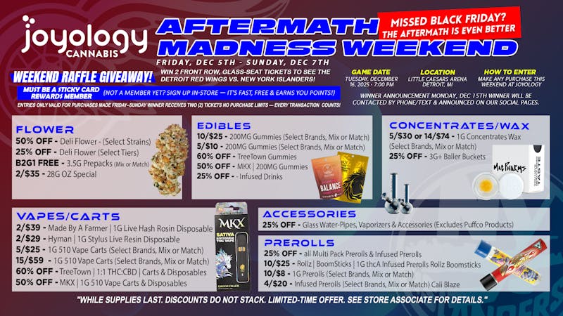 Joyology - Mt Pleasant Aftermath Madness Weekend Deals Are Here Now! ⭐