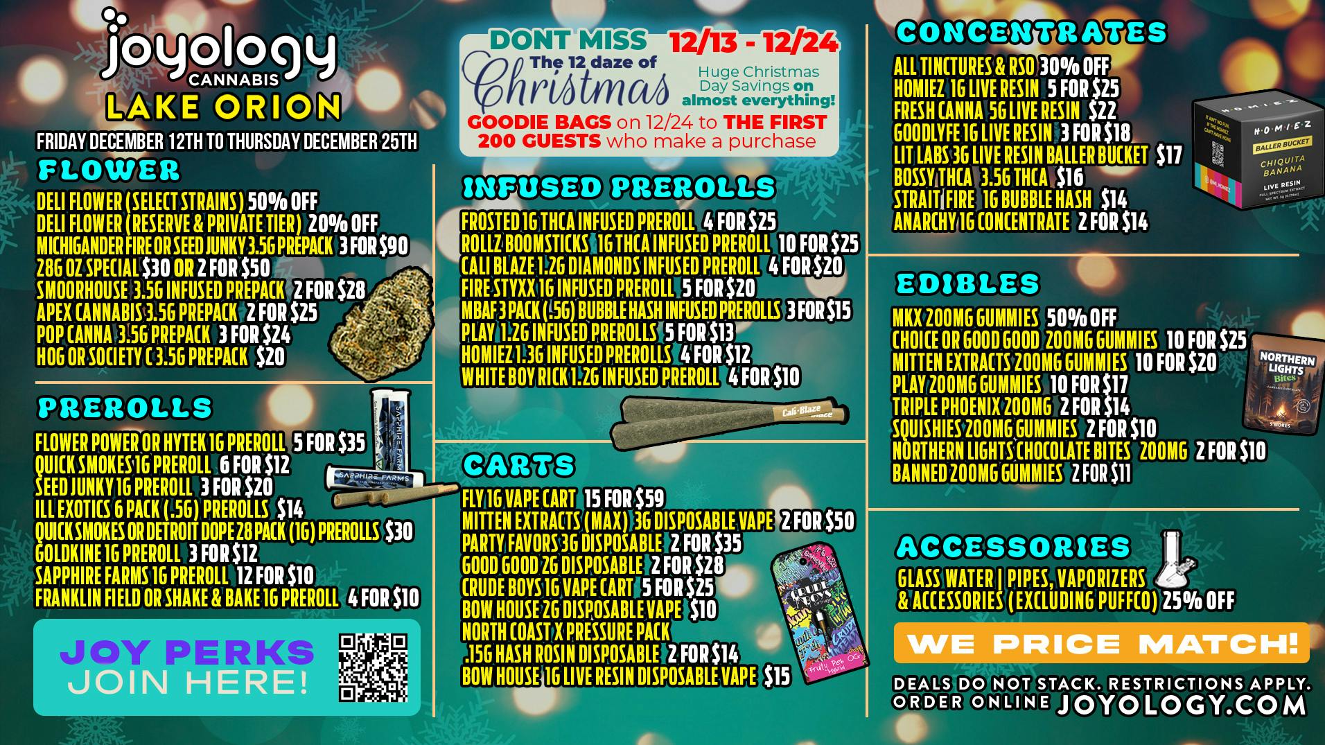 Joyology Lake Orion Delivery Lake Orion Holiday Weekly Deals Are Here Now 🎁✨