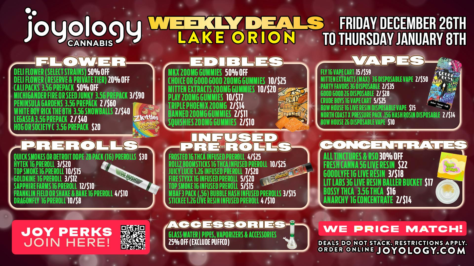 Joyology of Orion Joyology Lake Orion Weekly Deals Holiday Sale Now