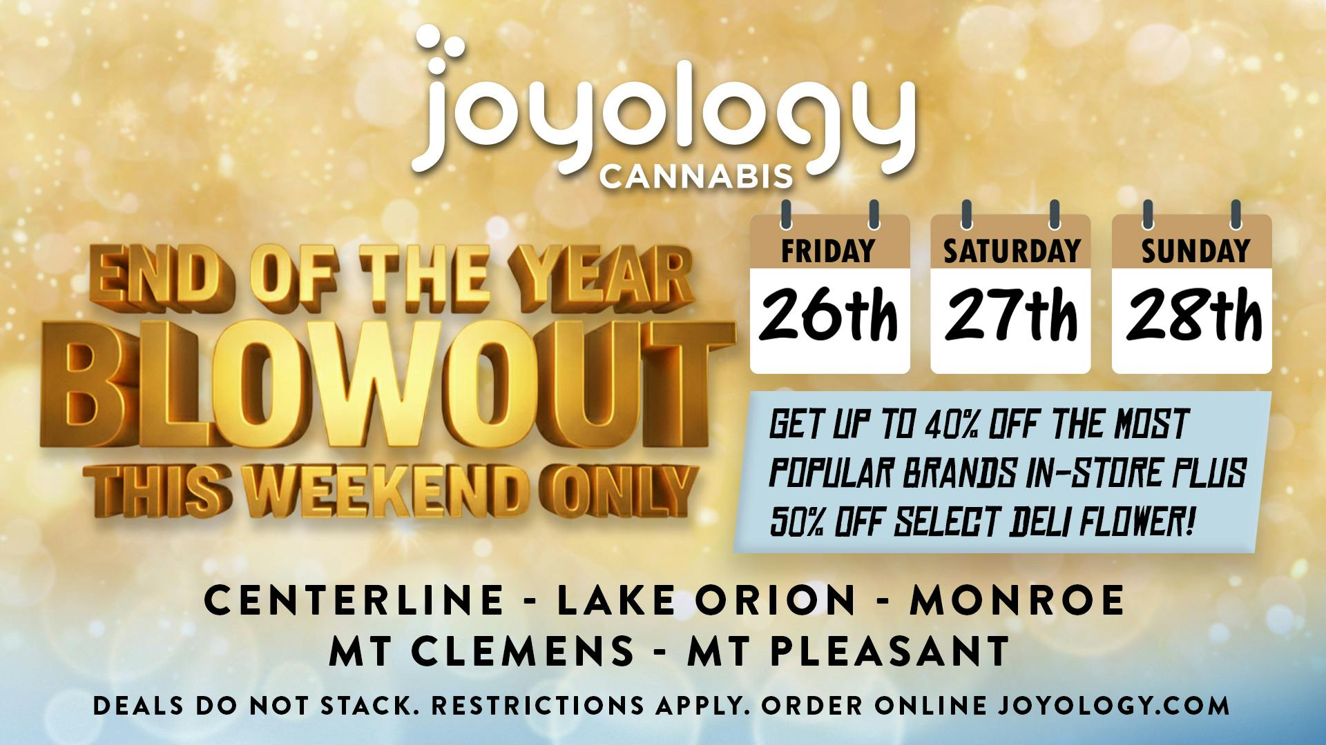 Joyology of Monroe End Of Year Blowout Deals You Don’t Wanna Miss!