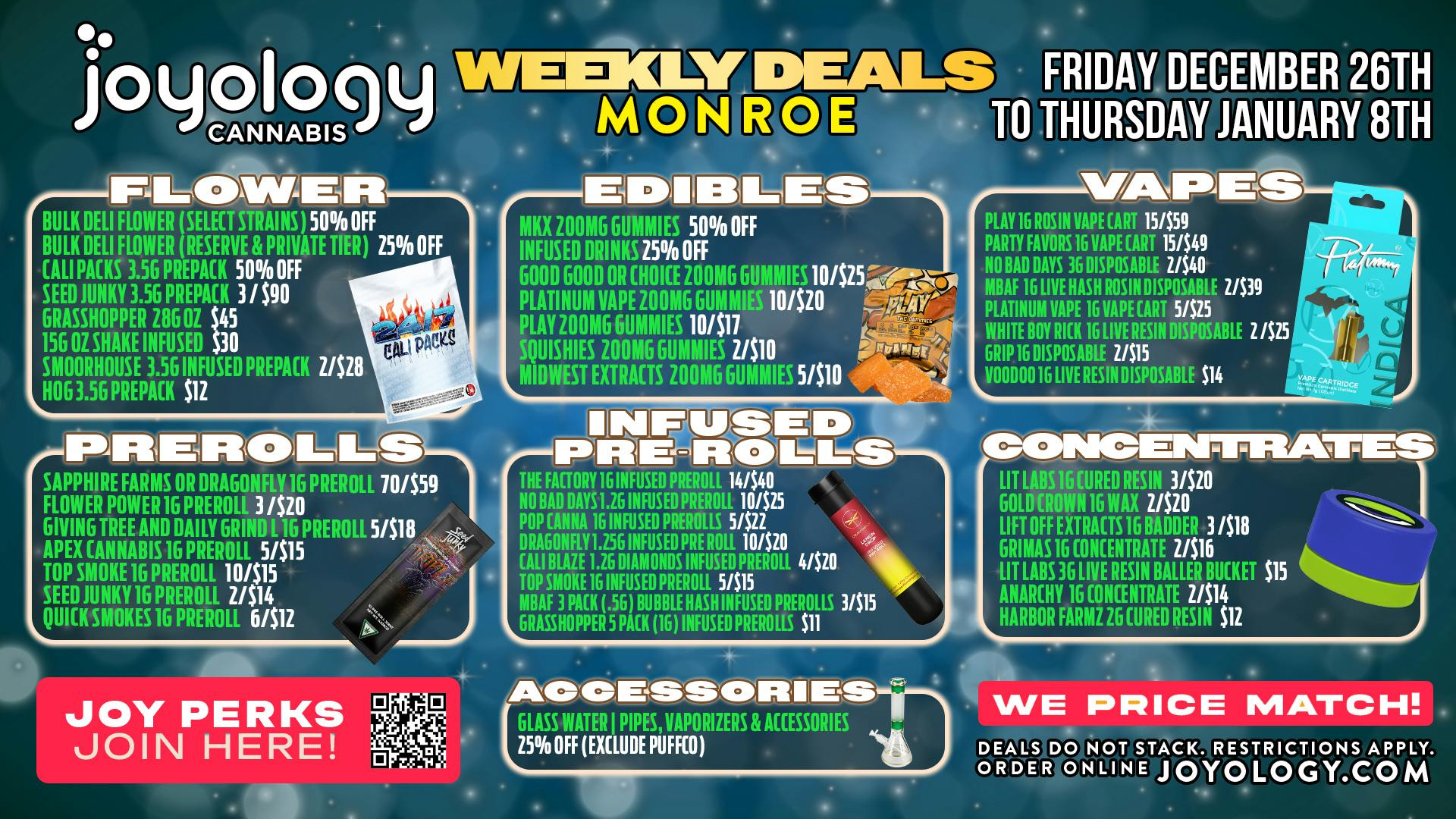 Joyology of Monroe Joyology Monroe Weekly Deals You Can’t Miss Now!!