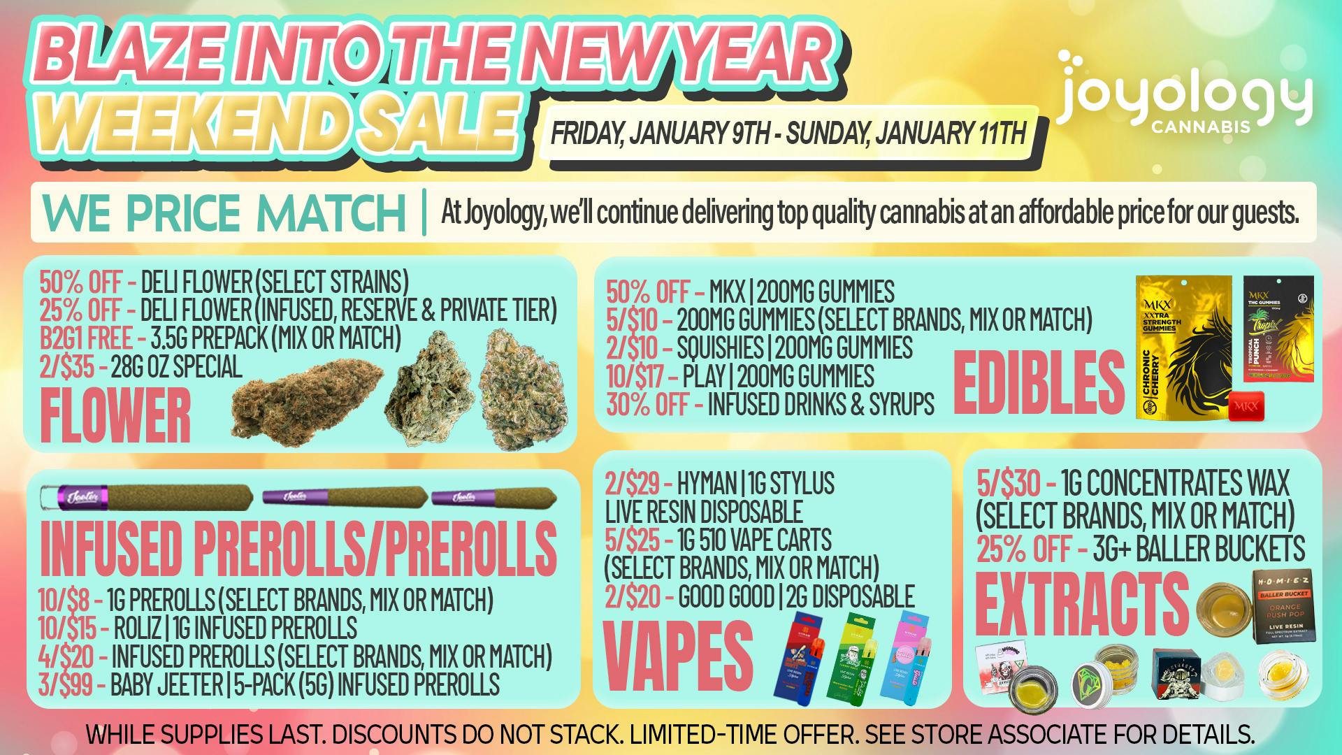 Joyology of Orion Blaze Into the New Year Weekend Sale at Joyology