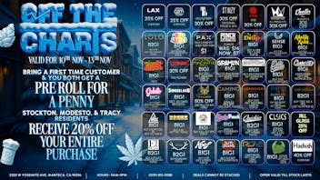 Off the Charts - Manteca High Harvest Specials: Our Weekly Deals