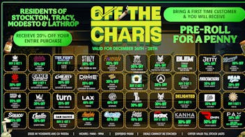 Off the Charts - Manteca Go into the the new year with new buds!