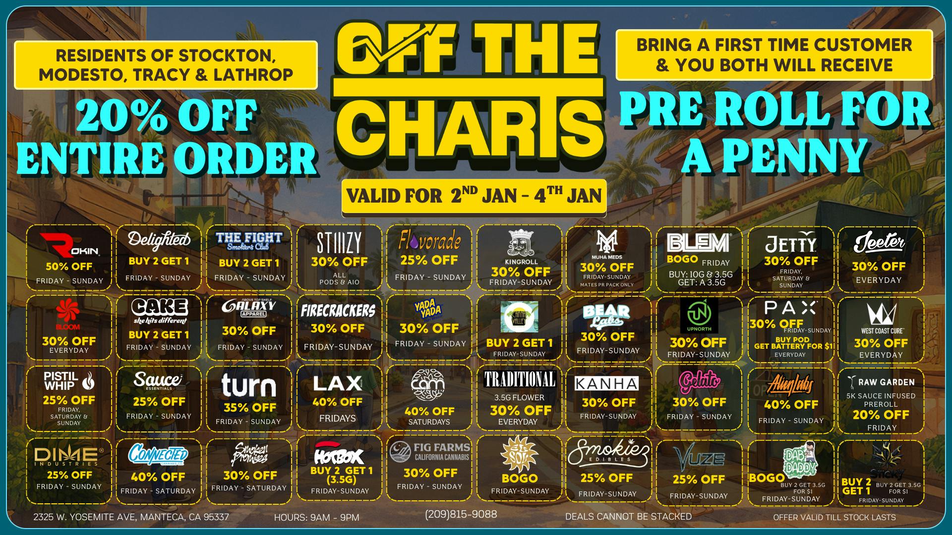 Off the Charts - Manteca Blazed Beginnings