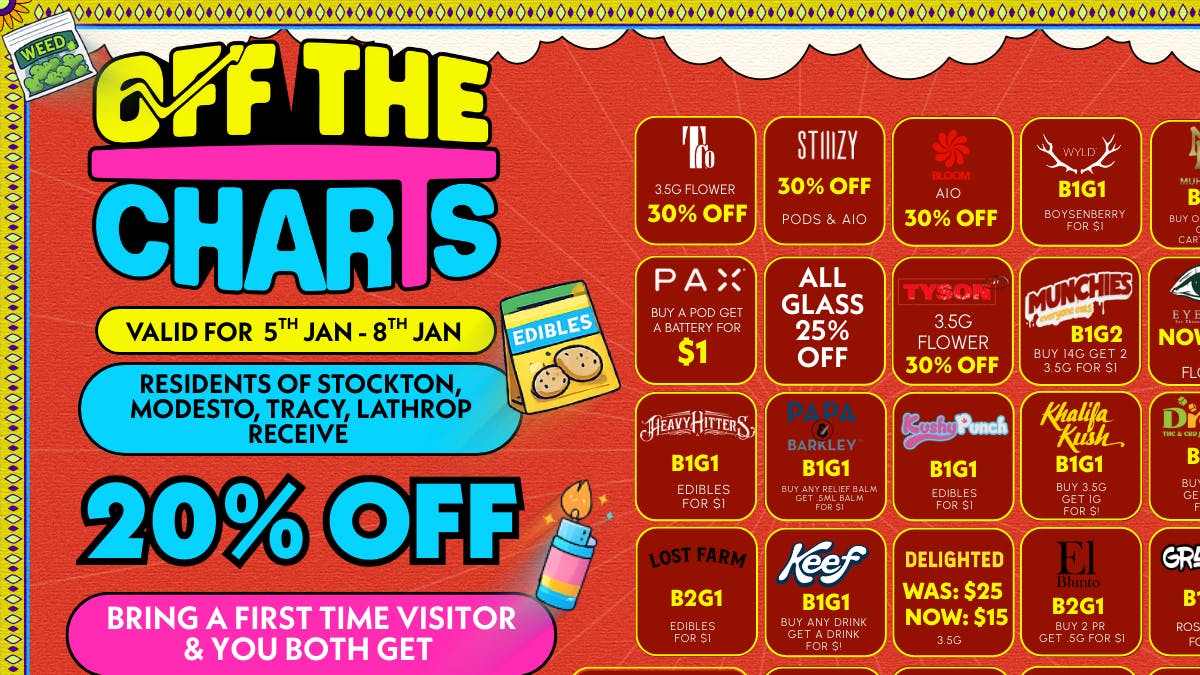 Off the Charts - Manteca Fresh Year, Fresh Flower Deals