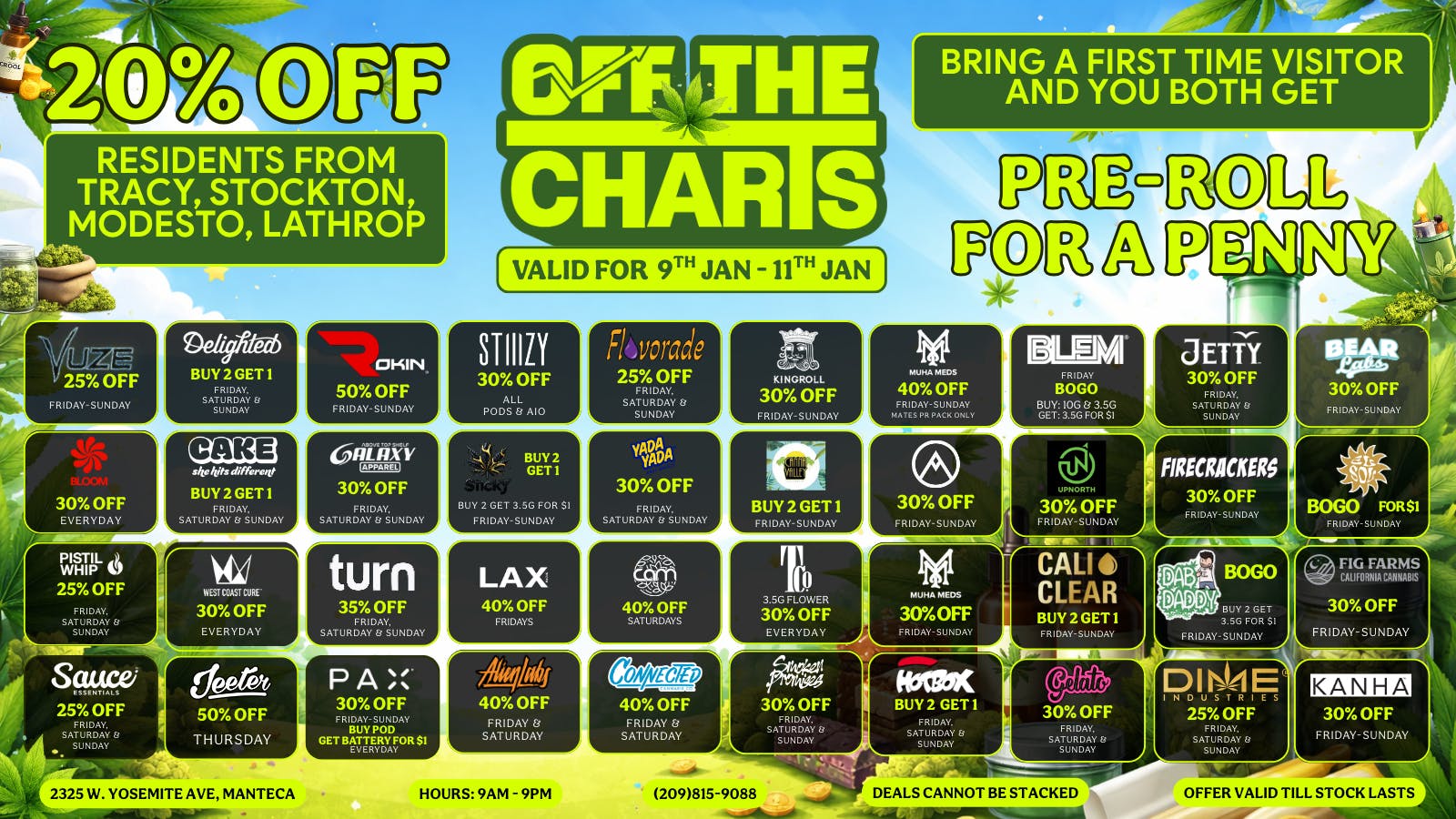 Off the Charts - Manteca ✨ Glow Up & Roll Up Deals🍃