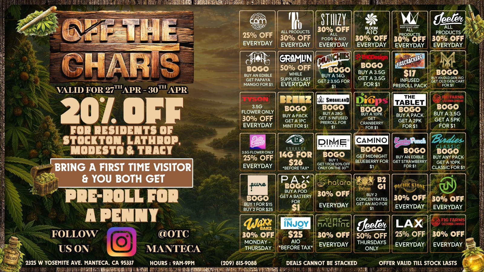 Off the Charts - Manteca Fresh Picks for the week! 💥⚡