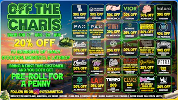 Off the Charts - Manteca STOP BY AND SAY HIGH!!!