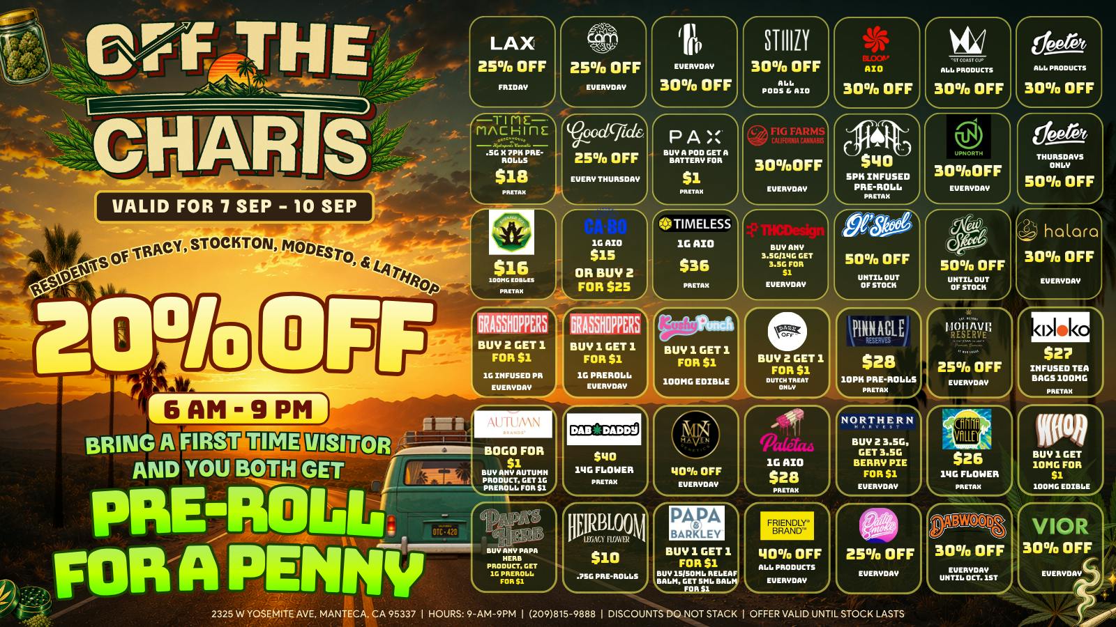 Off the Charts - Manteca Don't Miss Out On This Month's Fresh Deals!