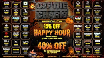 Off The Charts - Monterey SCARY GREAT DEALS!!!