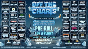 Off The Charts - Monterey ❄️ Cool Vibes, Hot Cannabis Deals! 🔥