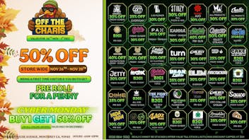 Off The Charts - Monterey We Give You Thanks With The Best Deals!🍁🔥