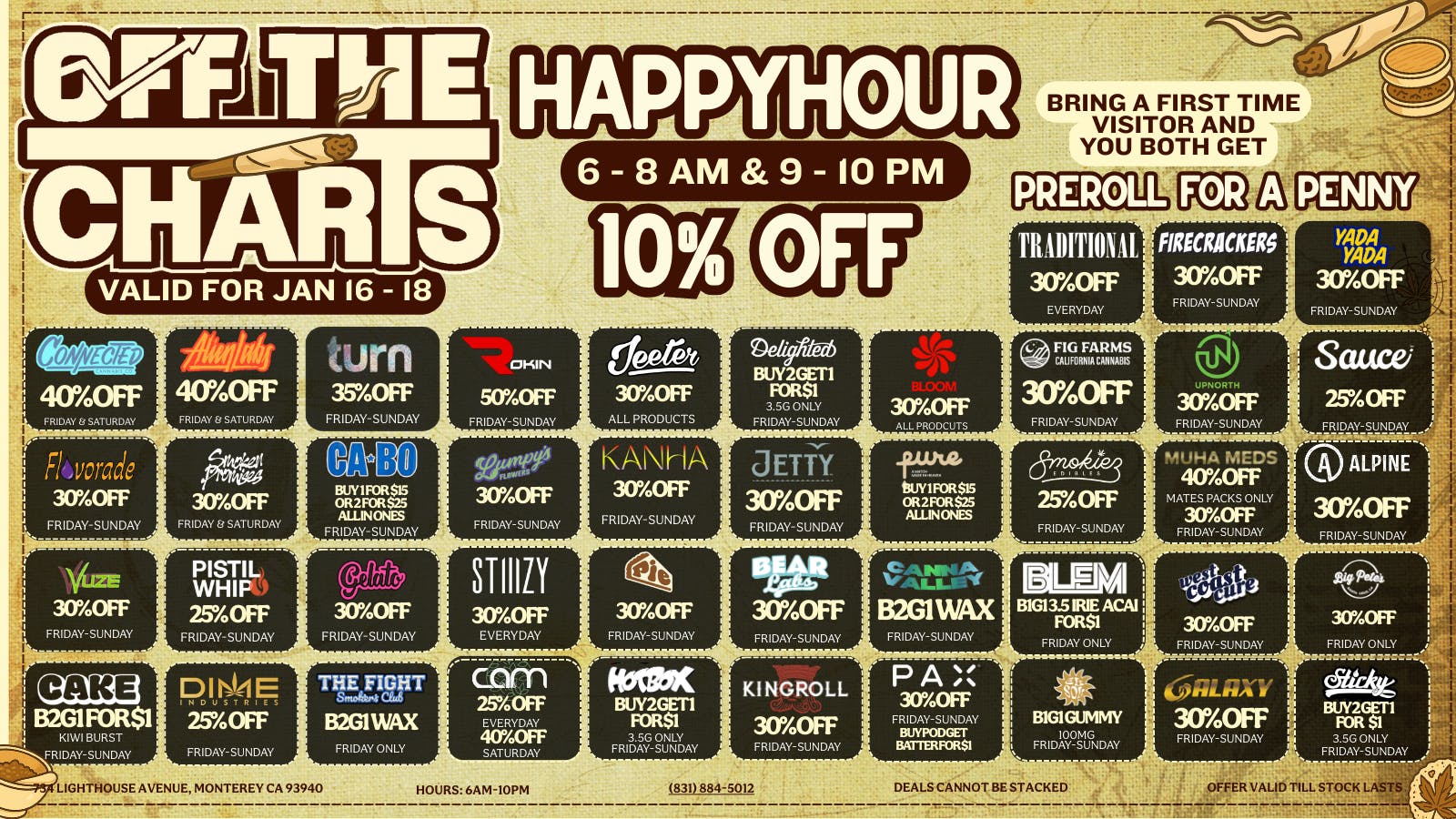 Off The Charts - Monterey 🌿 Steals on the Hour: The Off The Charts Drop ⏰💨